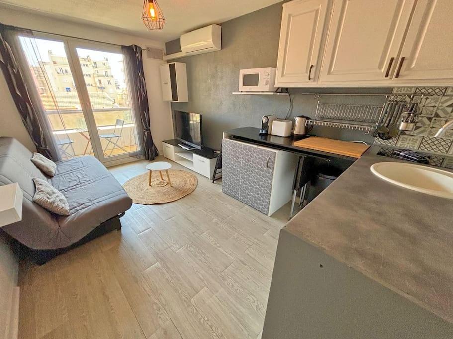 Appartement 2P Terrasse - Clim Ніцца Екстер'єр фото